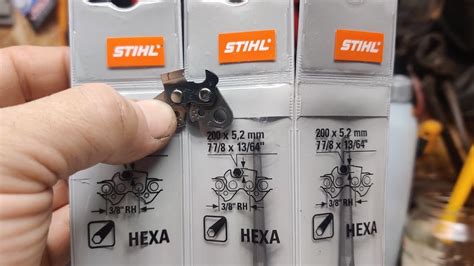 Stihl Rs Chain Filing With Hexa Farmertec Youtube