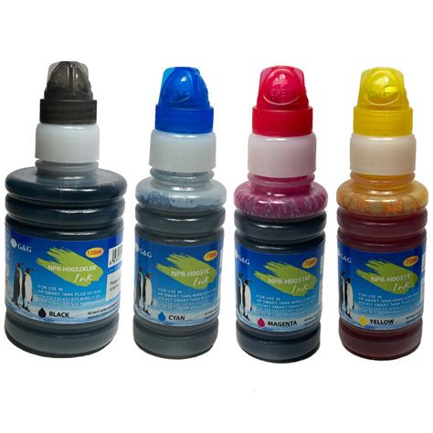 4 Pack Compatible For Hp 32xl Hp 31 Ink Bottles For Smart Tank Plus 551 651 Ebay