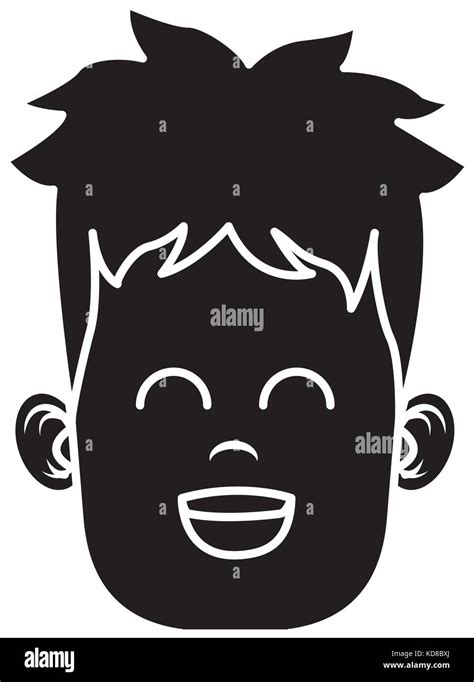 Funny boy face Stock Vector Image & Art - Alamy