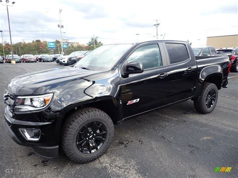 Black 2020 Chevrolet Colorado Z71 Crew Cab 4x4 Exterior Photo ...