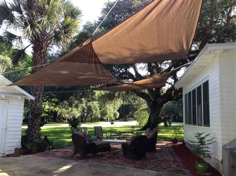 Wonderful Kite Shades Over Our Back Patio Externos