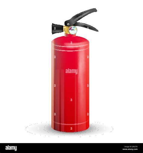 Classic Fire Extinguisher Vector Metal Glossiness D Realistic Red