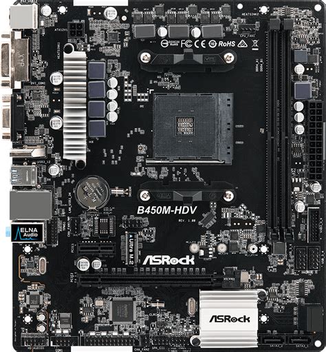 Asrock B450M-HDV - Motherboard Specifications On MotherboardDB