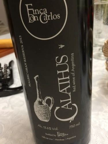 Finca Don Carlos Calathus Gran Reserva Malbec Vivino US