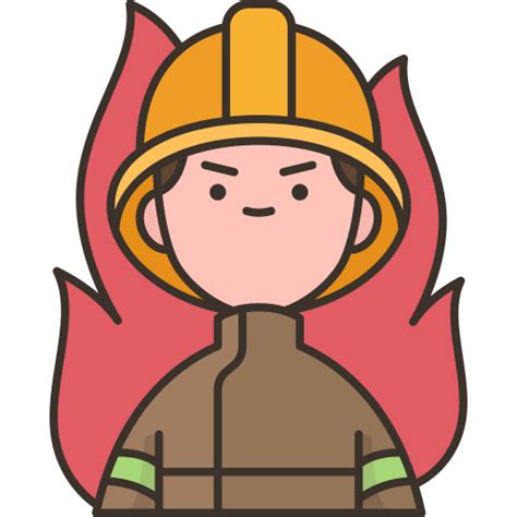 Firefighter Amethys Design Lineal Color Icon