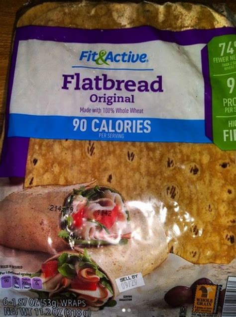 Aldis Fit And Active Flatbread Yum To The Tum