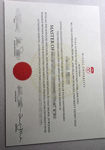 Buy Fake Diploma Of Mcgill University Fake Diploma Buy Fake Diplomas