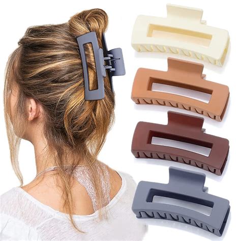 Canitor Inche Large Hair Claw Clips Pcs Hair Clips For Thick Hair