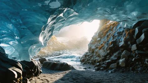 Ice Cave In Iceland Amazing Travel Photography Made With Generative