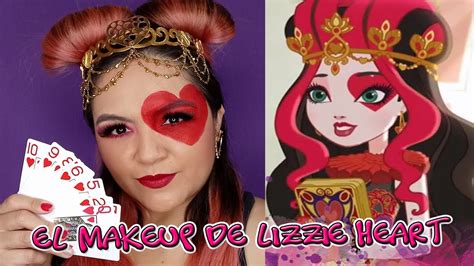 El Maquillaje De Lizzie Hearts Ever After High La Hija De La Reina