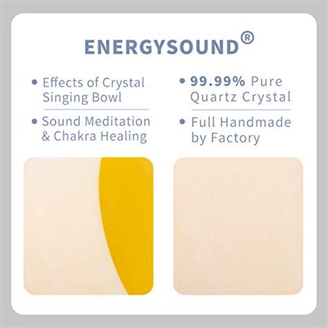 ENERGYSOUND 432Hz Perfect Pitch E Note Solar Plexus Chakra Yellow Color