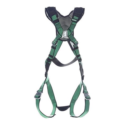 Msa Safety Fall Protection Harness Xs Polyester 10206108 Zoro