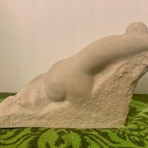 Vintage Vincent Glinsky Nude Sculpture The Dreamer Reclining Nude