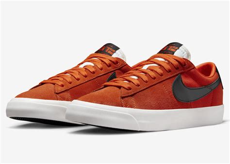 Nike SB Blazer Low GT Orange Black DR9103 800 Release Date SBD