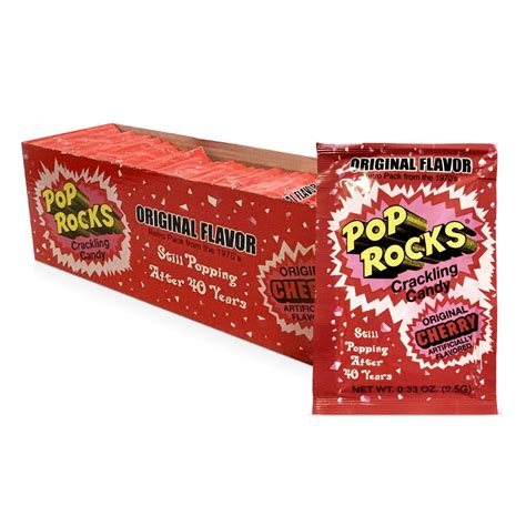 Pop Rocks Cherry 24ct Jacks Candy