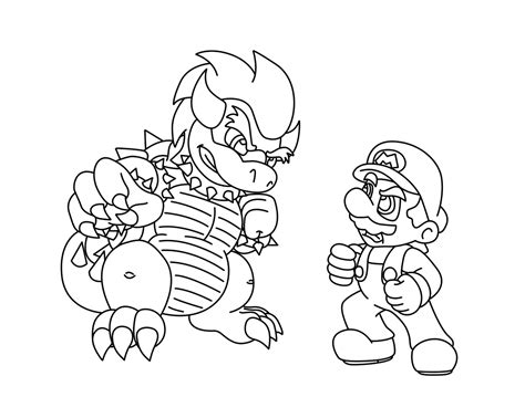 Dessin Bowser 18 coloriages à imprimer