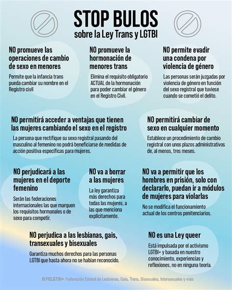 Nueva Ley Trans Bulos Sobre La Nueva Ley Que A Muchos Os Va A