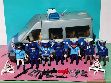 PLAYMOBIL 9236 City Action Fourgon Policiers La Poste Playmobil Van