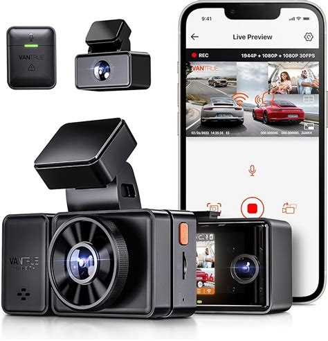 Vantrue E Lens Dashcam Auto P P P Mit Sprachsteuerung