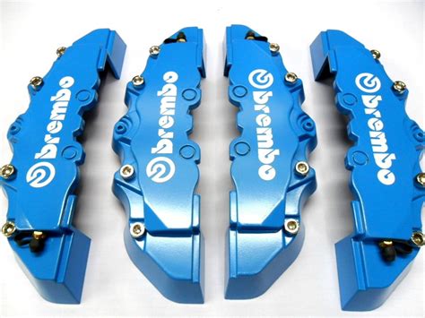 New Blue Brembo Look Brake Caliper Cover F R Pcs Ebay