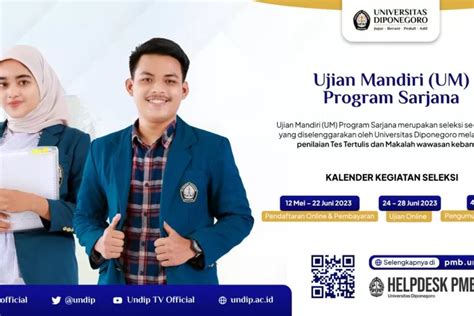 Cara Cek Pengumuman Hasil Seleksi Jalur Mandiri Sarjana UNDIP 2023