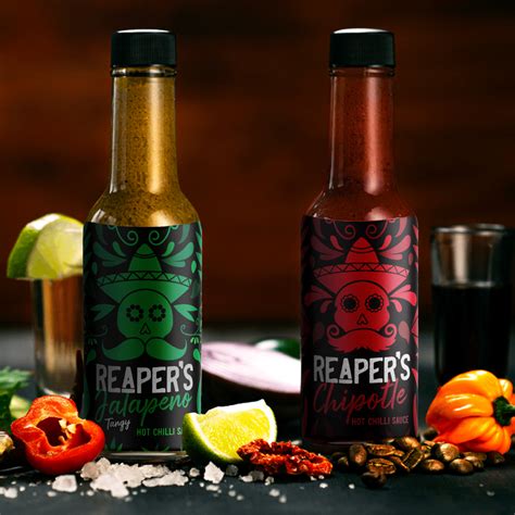 Reaper S Hot Sauce Student Packaging Design Concept World Brand