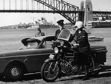 1960 Bike Car Oh7221 Honda Cb750 Police Cars Australian Cars