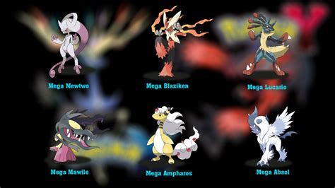 Mega Evolution Pokemon List