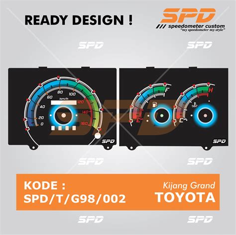 Panel Speedometer Custom Toyota Kijang Grand Spd Speedometer