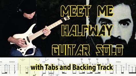 Kenny Loggins MEET ME HALFWAY Guitar Solo With Tabs And Backing Track