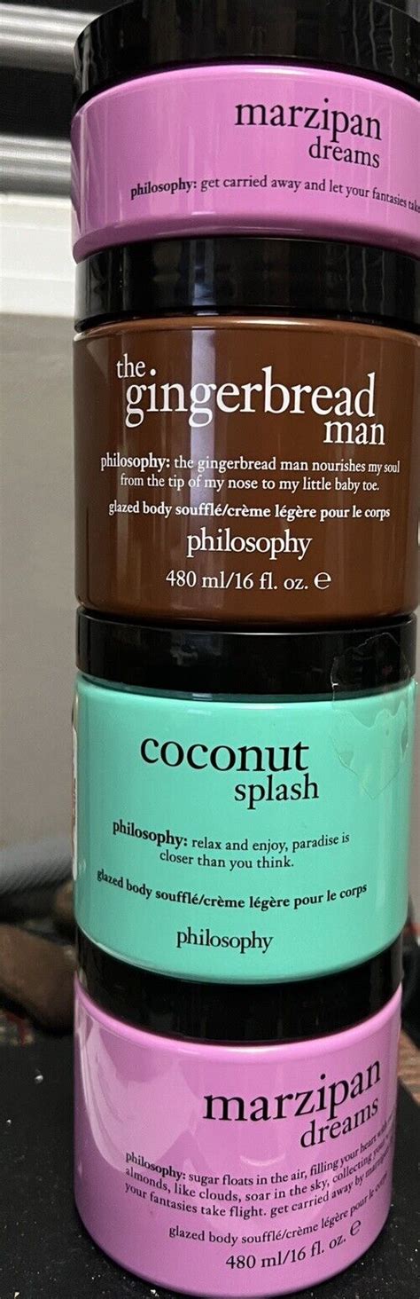 Philosophy Glazed Body Souffle Cream JUMBO 16 Oz 8Oz 4 Oz NEW Choose