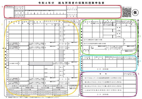 令和4年分給与所得者の保険料控除申告書の書き方と記載例 税務会計処理の日々の疑問と気づき