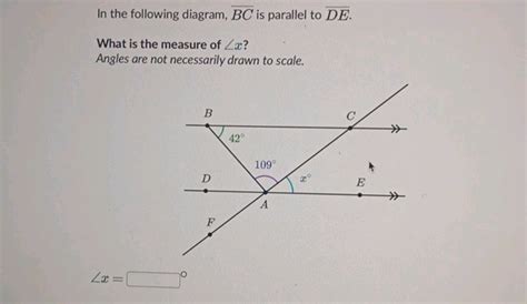 In The Following Diagram B C Is Parallel To D StudyX