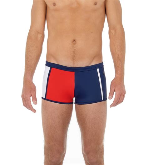 Boxer De Bain Court Waterpolo Marine Hom Lingerie Sipp