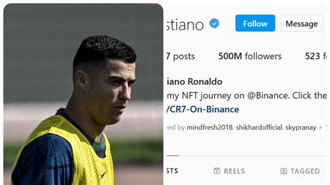 Cristiano Ronaldo Hits 500 Million Followers On Instagram A First