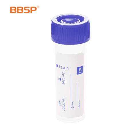 Disposable Non Vacuum Blood Collection Tube Ml Blood Collection