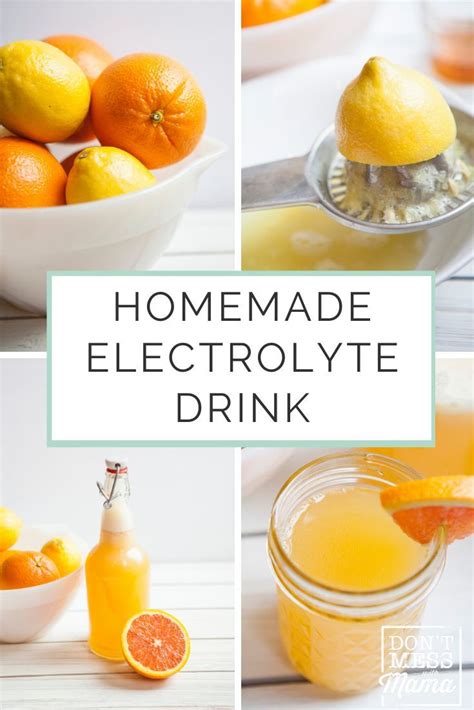 Homemade Electrolyte Drink Recipe Homemade Electrolyte Drink