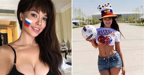 Las Fotos Hot De Una Modelo Playboy Rusa Con Las Que Alienta A Su Selecci N De Cara Al Partido