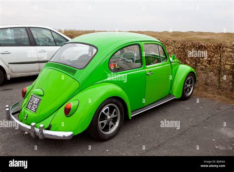 Lime Green Volkswagen Beetle