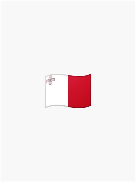 "Emoji Flag Malta" Sticker for Sale by Stickypegatinas | Redbubble