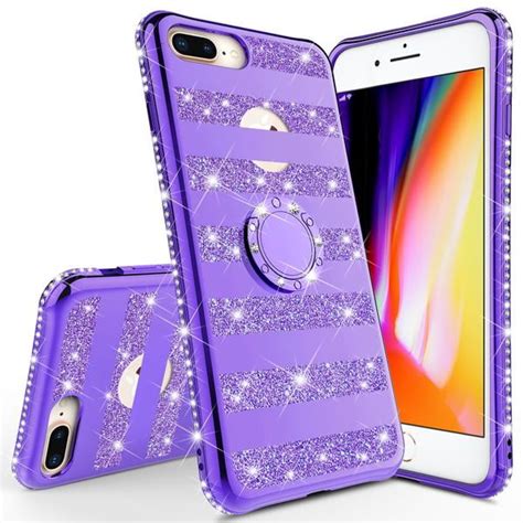 Iphone 7 Plus Case Iphone 8 Plus Case Glitter Cute Phone Case Girls