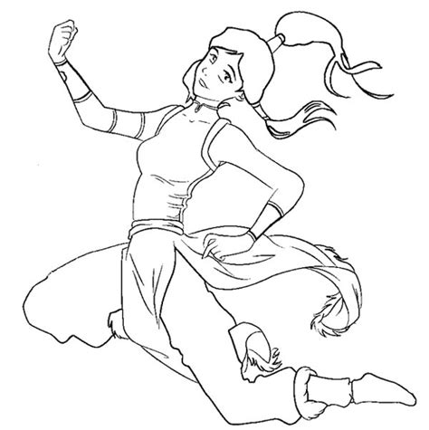 The Legend Of Korra Coloring Sheets Free Printables