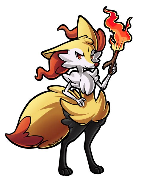 Day 7 Braixen By Ashteritops On Deviantart