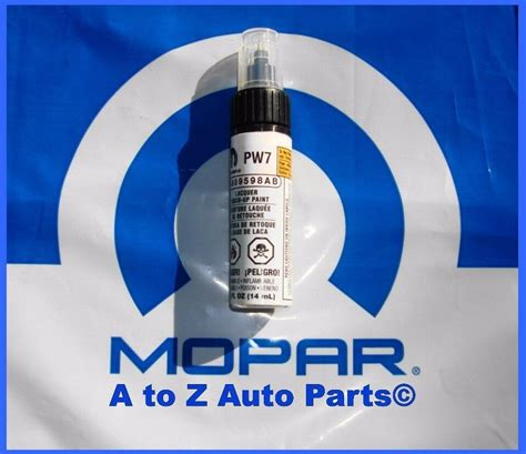 Ramdodge Challenger Chrysler Jeep Pw7 Bright White Touch Up Paint