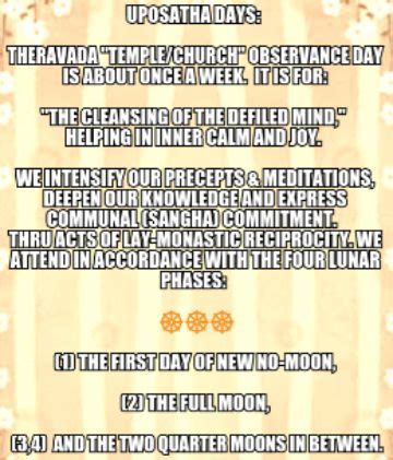 Temple/Monk days: Uposatha days ☸️ | Mindfulness, Monk, Cleanse