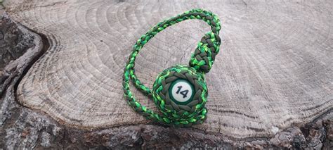 Paracord Pool Ball Monkey Fist Lanyard With Pineapple Knot Paracord 14