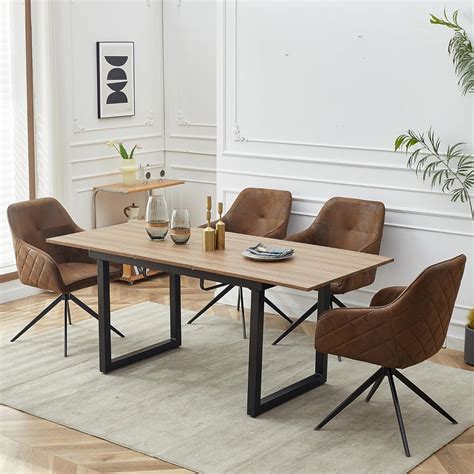 Amazon Haizao Dining Table Set For Inch Industrial