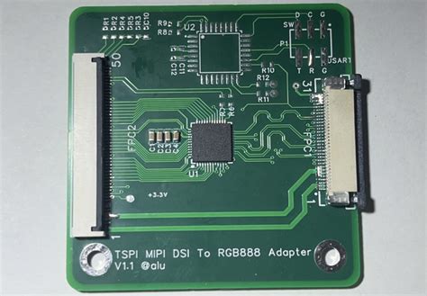 Taishan Sends Mipi Dsi To Rgb Adapter Platform For Creating And