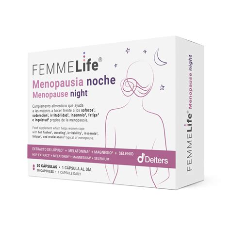 Femmelife Menopausia Noche 30 Cápsulas