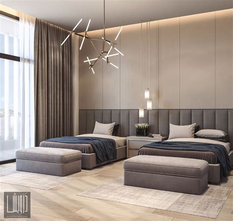 Twin Bedroom On Behance Luxurious Bedrooms Twin Bedroom Decor Twin